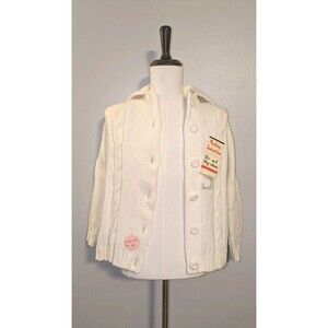 NWT VINTAGE Mary Lewis For Sears Women's‎ 42 Large Cardigan Sweater Grannycore